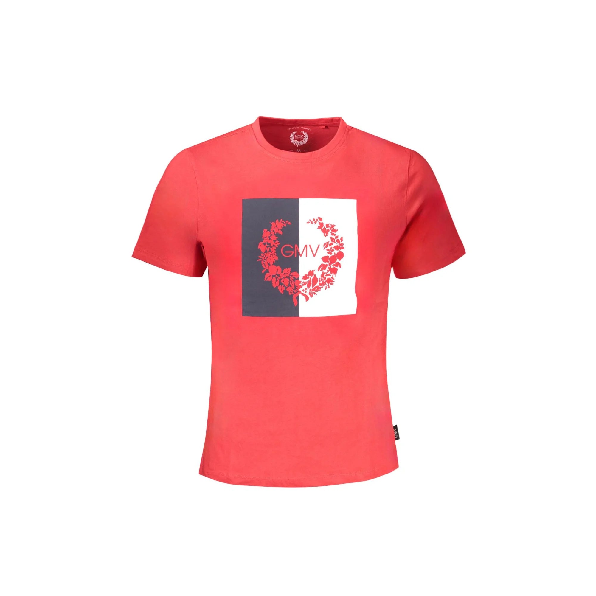 Gian Marco Venturi T-Shirt Maniche Corte Uomo Rossa Stampa Logo Rosso - foto prodotto